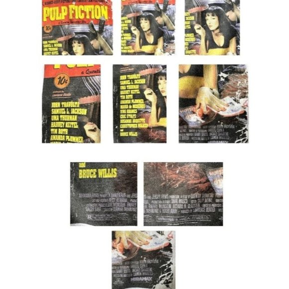 Vtg Pulp Fiction Sweatshirt Sz S Quentin Tarantino Film Movie Y2K Fictio… - Picture 6 of 12